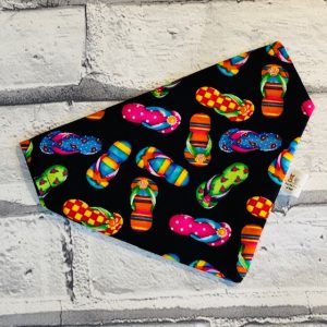 RAINBOW FLIP FLOP DOG CAT BANDANA PETS