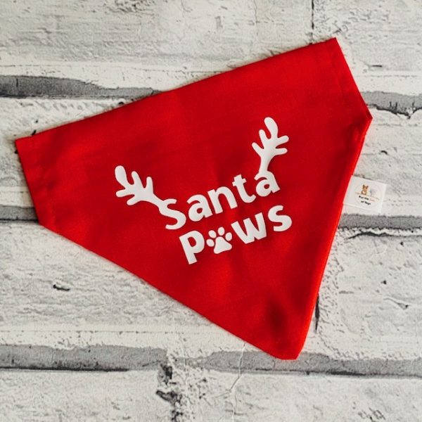 Festive Christmas Pet Bandanas xmas dog bandanas