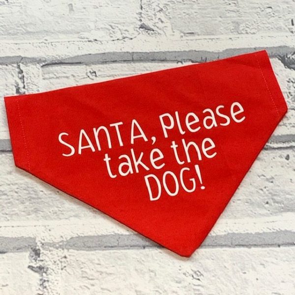 Festive Christmas Pet Bandanas xmas dog bandanas