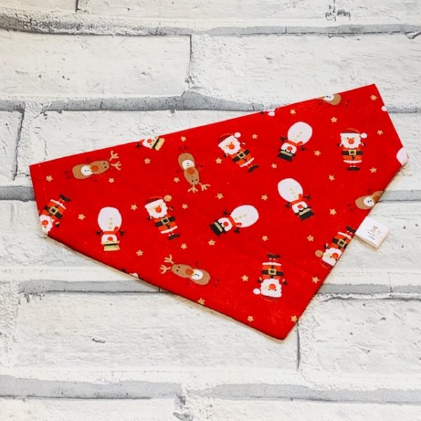 Christmas Xmas Festive Pet Cat Dog Bandanas Bandannas